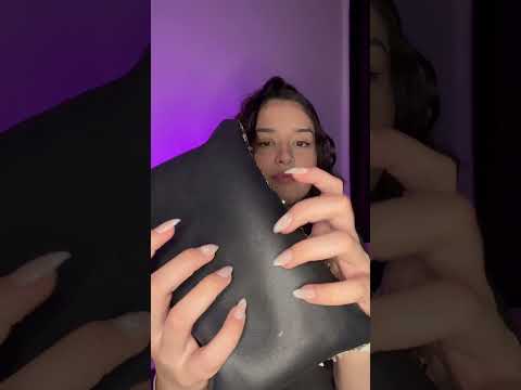 ASMR na minha bolsinha de maquiagem #asmr #lantejoulas #asmrmakeupnecessair