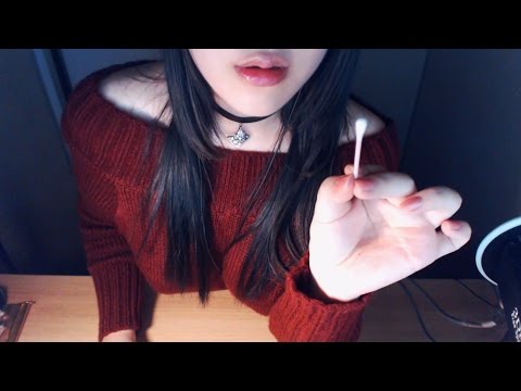 No Talking ASMR 면봉 귀청소 Cotton swab Ear cleaning