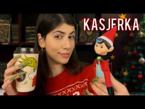 ASMR po polsku KASJERKA OCENIA TWOJE ŚWIĄTECZNE ZAKUPY roleplay 💁🏻‍♀️