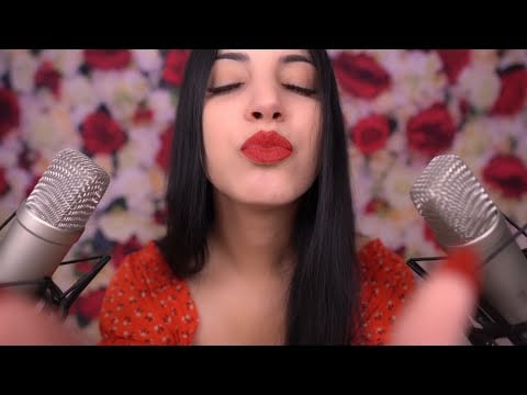 ASMR 1 hora de BESOS, Mouth Sounds & Inaudible 💋