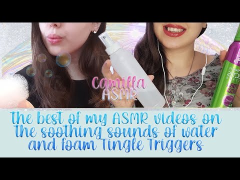 The Best of My ASMR Videos on the Soothing Sounds of Water and Foam Tingle Triggers