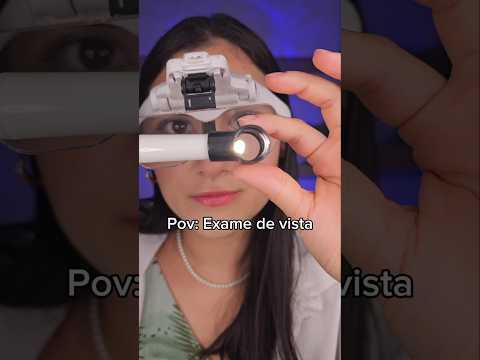 ASMR EXAME DE VISTA👀 #asmr  #pov #roleplay