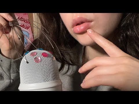 ASMR IN YOUR BRAIN ~ Deep Microphone Triggers + Stuttering Trigger Words