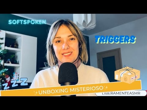 Asmr ita Softspoken Triggers ✨Piccolo Unboxing Misterioso!✨😉