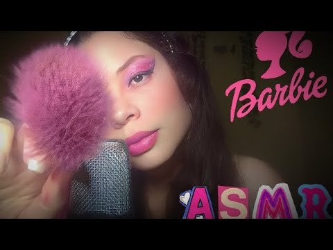 ASMR: TE MAQUIANDO SUAVEMENTE PRA VC IR ASSISTIR O FILME DA BARBIE 😴🥰