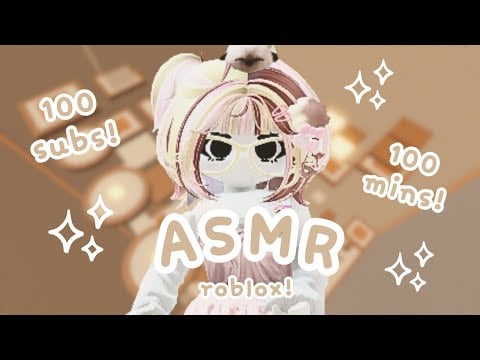♡ 100 MINUTES of ASMR roblox triggers ⋆˚࿔☕ tapping, mouth sounds and more! \(^ヮ^)/ gaming asmr
