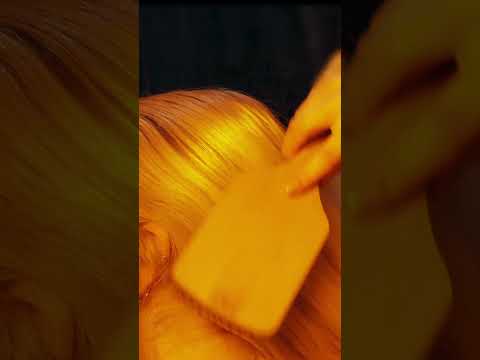 Hair Brushing ASMR on a Real Person