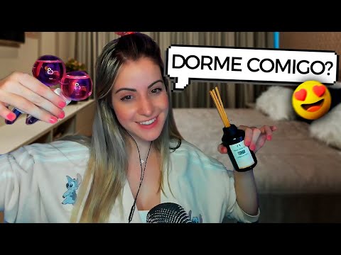 +18 ASMR - NAMORADA CARINHOSA TE BOTANDO PRA DORMIR!! 😍😴