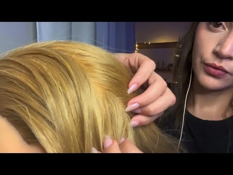 ASMR SCALP SCRATCHING 💆‍♀️ Mexendo no seu cabelo até você dormir 