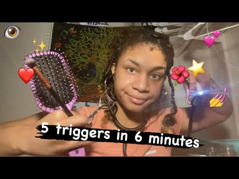 ASMR - 5 Quick Triggers and Roleplays (Samantha)