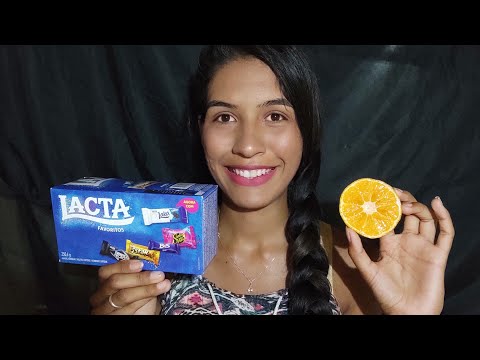 [ASMR MASTIGAÇÃO] COMENDO CHOCOLATE COM LIMÃO 😱😋 #asmreating