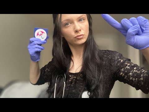 ASMR EYE EXAM - COLOR BLIND TEST 👁️ 🎨 🌈 #asmr #exam #asmrroleplay #doctor