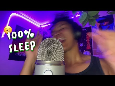 ASMR FAST MOUTH SOUNDS WITH TRIGGERS FOR PEOPLE WHO NEED SLEEP! 😴