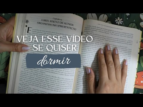 ASMR - LEITURA Em Voz Suave para Relaxar 