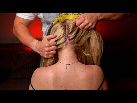 ASMR | Fast Head & Shoulder Massage Reset for Stress Relief (No Talking)