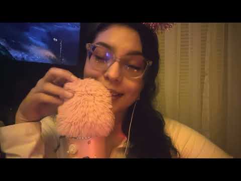Doing your makeup/hair, fluffy mic scratching, positive affirmations, etc |asmr 
