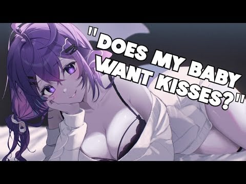 Mommy Kisses You To Sleep & Gives You Head Pats ASMR ♡ | Gentle Talking | Fireplace |  ♡