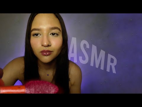 ASMR - lip gloss on your | sons com gloss💜