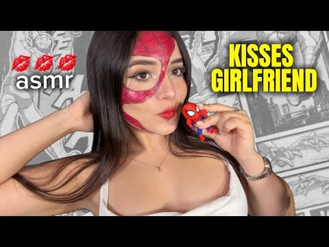 TU NOVIA TE DA BESITOS EN TU CARITA 💕