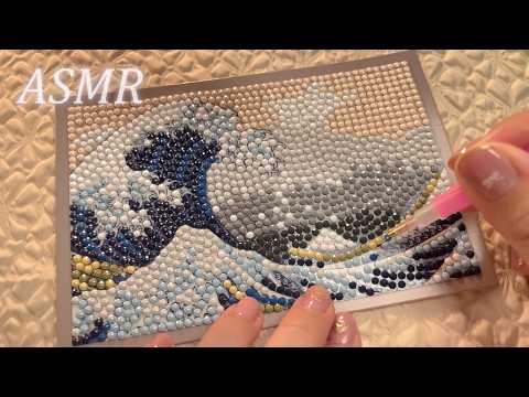Relaxing ASMR 💧 1 Hour DAISO diamond Art | Calm & Quiet Sounds