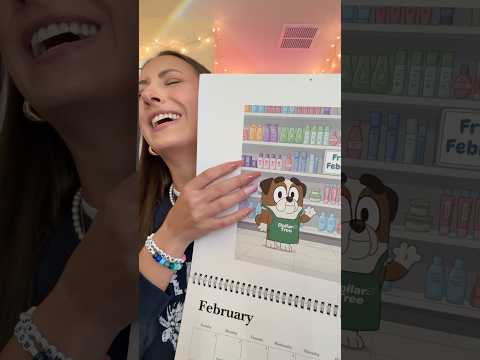 change my winton calendar with me 🗓️ #bluey #winton