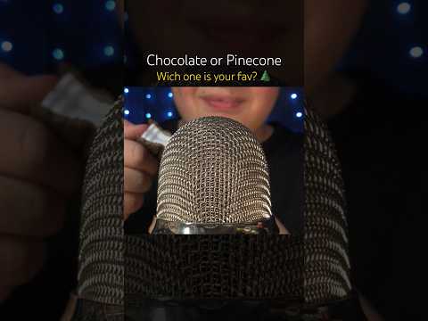 Chocolate or Pinecone? 🌲 #asmr