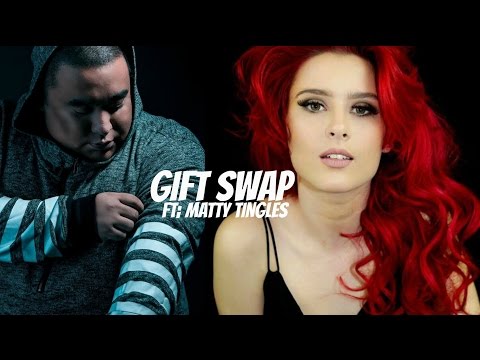 ASMR COLLAB WITH MATTY TINGLES / GIFT SWAP