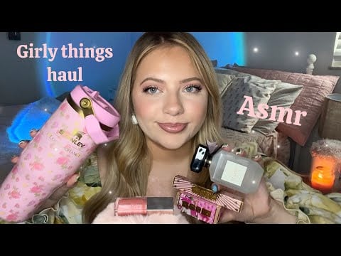 Asmr Girly Things Haul 💕 Tapping, Scratching, Chit-Chatting 