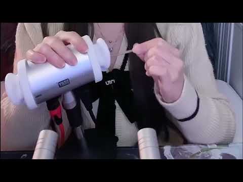 Deep Ear Cleaning & Relaxing ASMR: Goose Feather, Sponge, Head Wash & Gentle Haircut Sounds