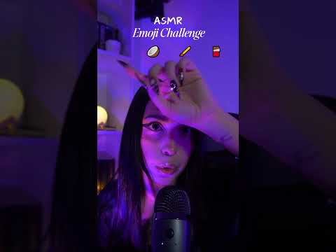ASMR EMOJI CHALLENGE PARA DORMIR 😴 #asmr #asmrsounds #relax #tingles #asmrvideo