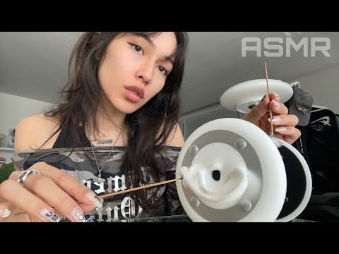 ASMR ☆ Ear Cleaning & Mouth Sounds + more