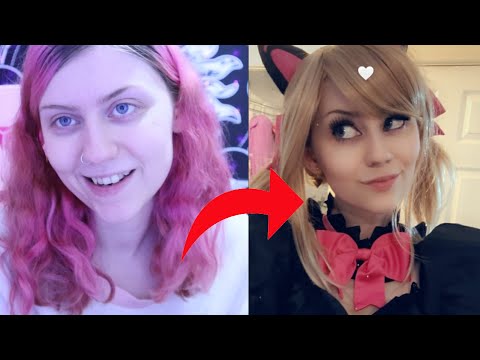 ASMR Black Cat DVA Cosplay Transformation!