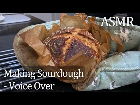 [ASMR] Make Sourdough With Me :) | Whispered Voiceover