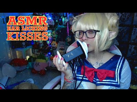 💖ASMR - Ear licking 👅/ Kisses 😘 Himiko Toga Cosplay