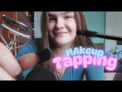 Fast Makeup Application + Tapping and Mouth Sounds ASMR 🔮