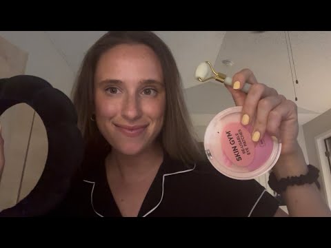 ASMR Roleplay | Your Bestie Does Your Skincare at a Sleepover ✨😴
