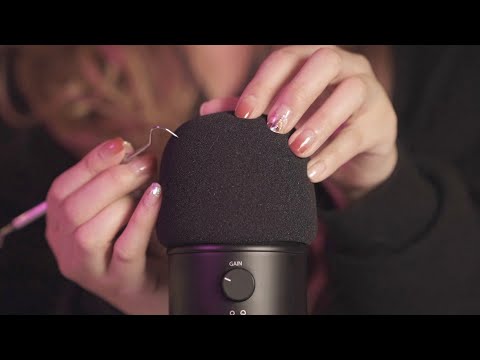 ASMR Ear Cleaning w/Dental Pick｜Blue Yeti (No Talking)