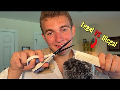 ASMR ILLEGAL Haircut VS Legal Haircut