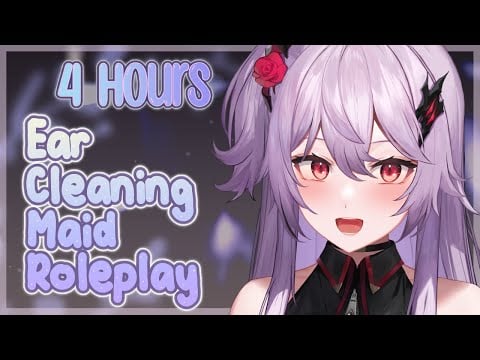 【ASMR】4 Hours ✨ Ear Cleaning, Night Time Routine & Maid Roleplay 🫧