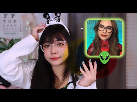 ASMR Sci-Fi Alien Abduction Roleplay 👽Full Body, Orbital, & Cranial Nerve Exam Feat. Celaine's ASMR