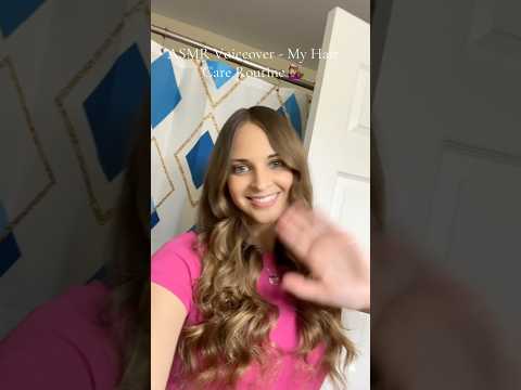 ASMR Hair Care Routine 💇‍♀️✨ Relaxing Whisper Voiceover #shorts