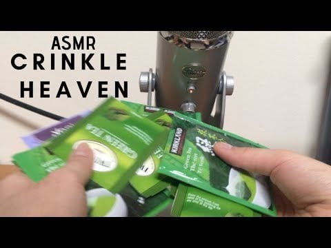 ASMR Crinkle Heaven With Tea (Powerful Tingles)