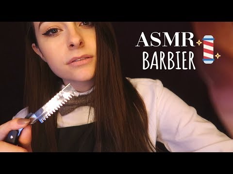 ASMR FRANCAIS ⚪️ RP BARBIER 💈 (coiffure, rasage, massage...)