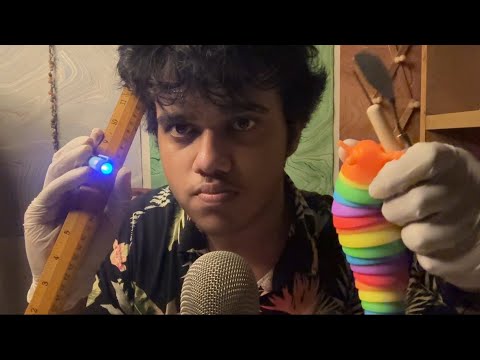 ASMR Cranial Nerve Exam Quick Random and Chaotic 