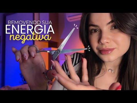 ASMR Removendo Sua Energia Negativa🌿✨