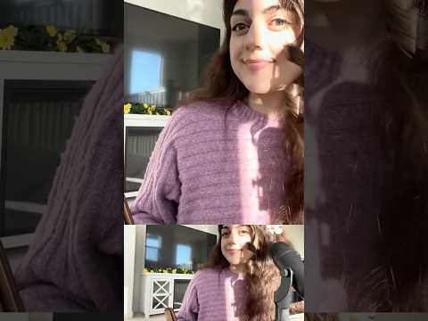 ASMR curling my hair with a straightener🤭 #asmr #asmrsounds #asmrvideo #asmrcommunity #hairstyle