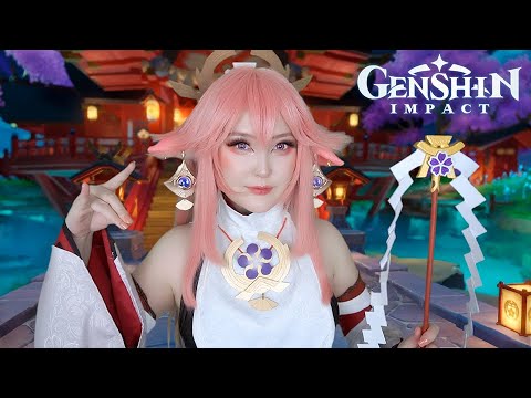 АСМР Лисица проведет ритуал 🌸 ASMR Yae Miko 🦊⛩ (SUB)