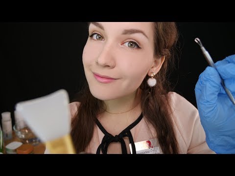 АСМР Ролевая игра Косметолог 💆 Чистка лица | ASMR Role play Cosmetologist 🖐💆  Face cleaning