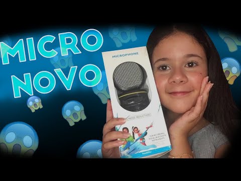 ASMR SONS DE BOCA NO MEU MICROFONE NOVO! 🥰