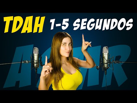 Asmr para personas CON PROBLEMAS DE ATENCIÓN O CON TDAH (1 SEGUNDO) | ASMR Español | Asmr with Sasha